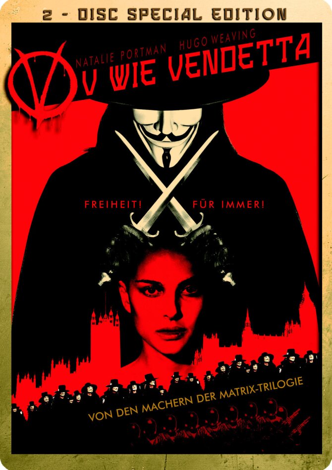 V wie Vendetta (2005) Steelbook, 2 DVD