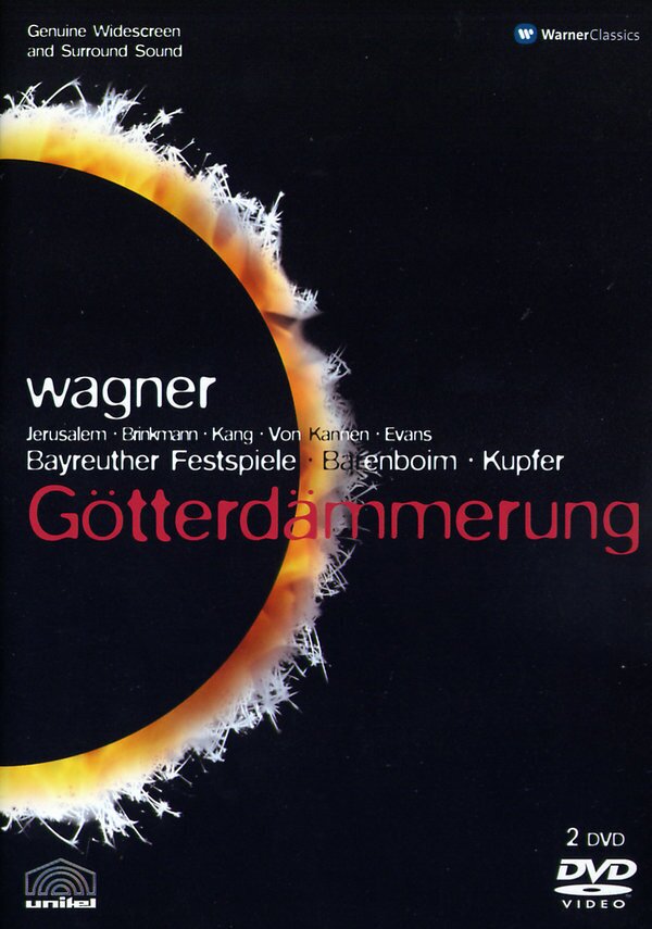 Bayreuther Festspiele Orchestra, Daniel Barenboim & Siegfried Jerusalem - Wagner - Götterdämmerung Unitel Classica, Warner Classics, 2 DVD