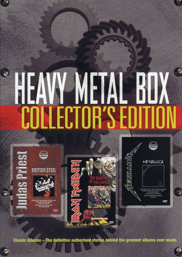 Metallica, Iron Maiden & Judas Priest - Heavy Metal Box Collector's Edition, 3 DVDs