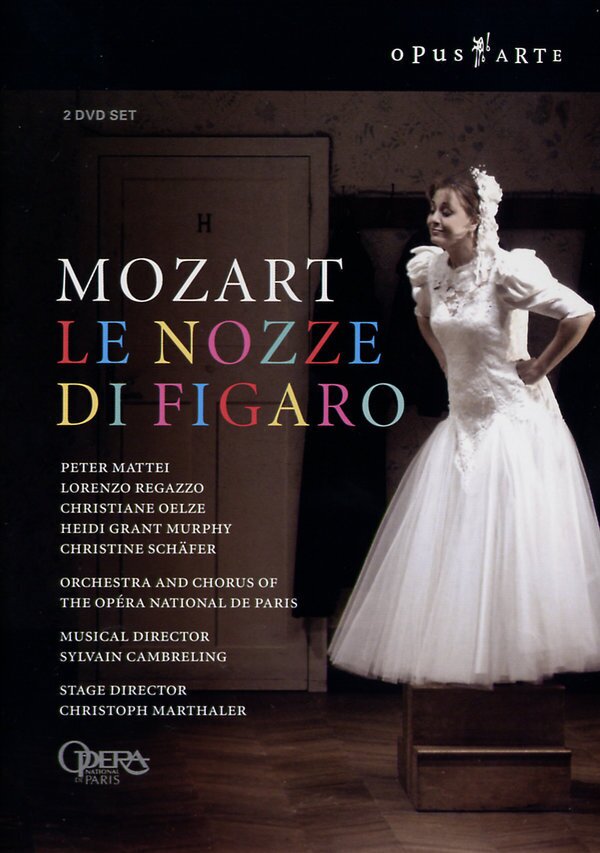Orchestra of the Opera National de Paris, Sylvain Cambreling & Lorenzo Regazzo - Mozart - Le nozze di Figaro Opus Arte, 2 DVD