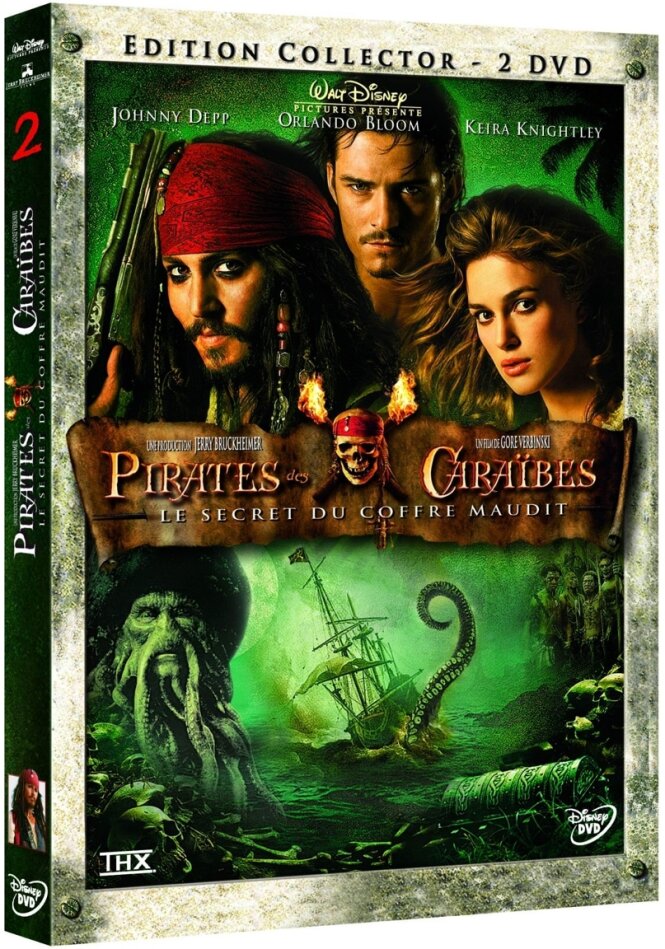 Pirates des Caraïbes 2 - Le secret du coffre maudit (2006) Édition Collector, 2 DVD