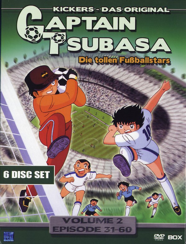 Captain Tsubasa - Die tollen Fussballstars - Vol. 2 6 DVDs