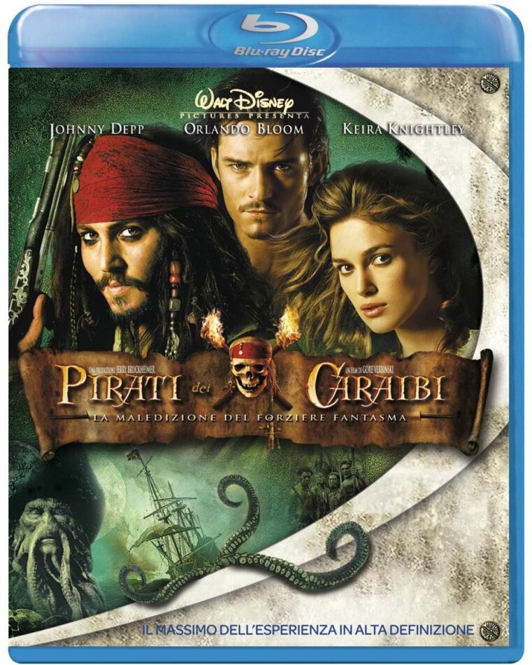 Pirati dei Caraibi 2 - La maledizione del forziere fantasma (2006) 2 Blu-ray