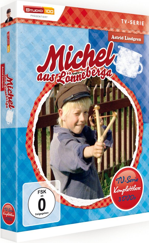 Michel aus Lönneberga - Astrid Lindgren TV-Serie Kompletbox / Studio 100, 3 DVDs