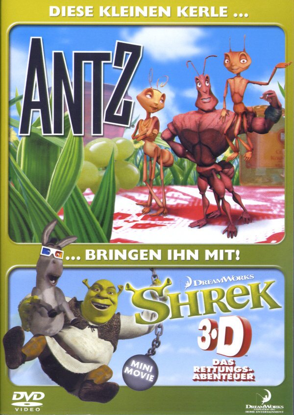 Antz & Shrek 2 DVD