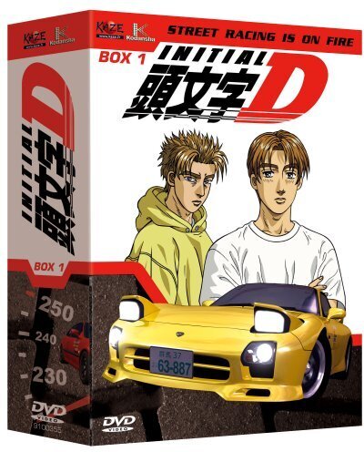 Initial D - Box 1 3 DVDs