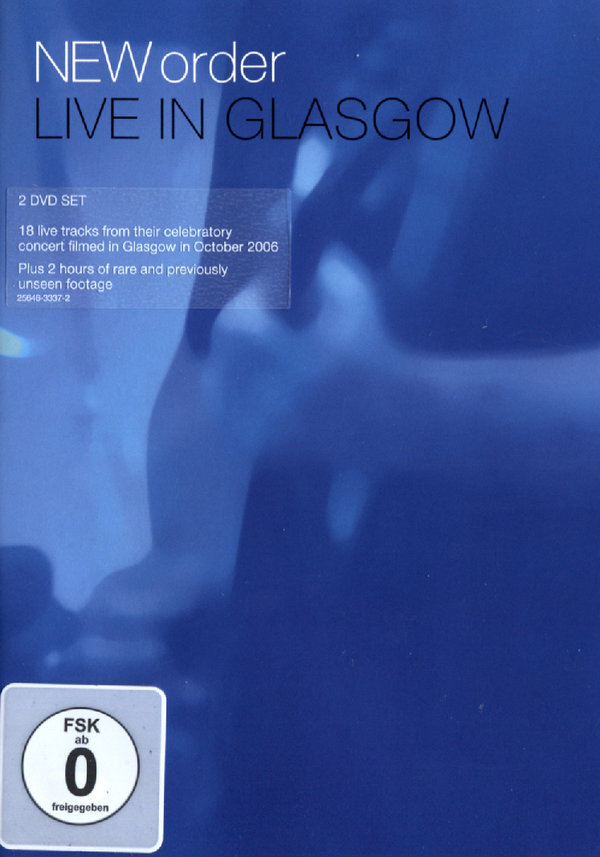 New Order - Live in Glasgow 2 DVDs