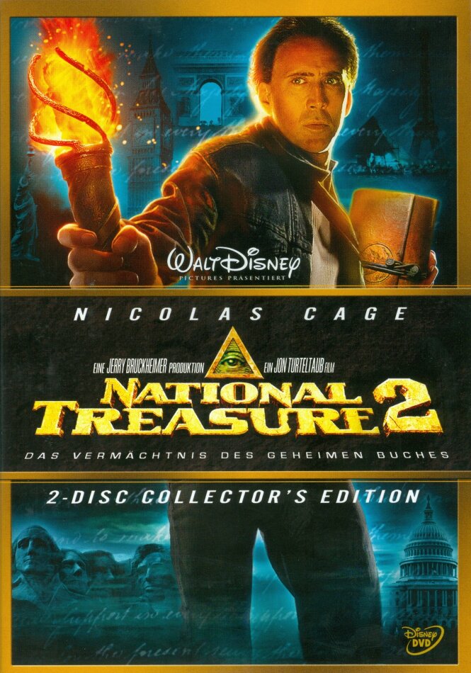 National Treasure 2 - Das Vermächtnis des geheimen Buches (2007) Collector's Edition, 2 DVDs