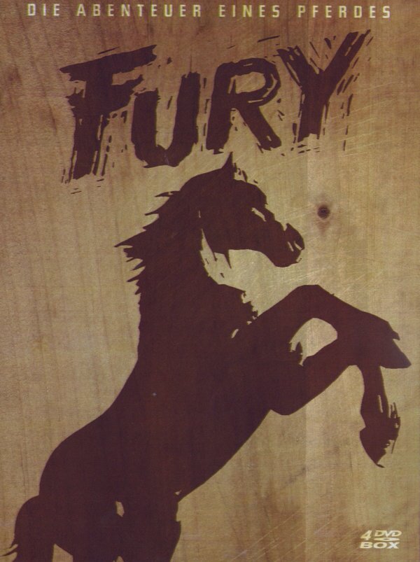 Fury - Die Abenteuer eines Pferdes Wooden Box, 4 DVD