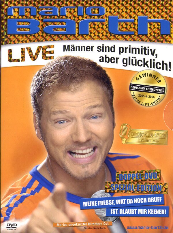 Mario Barth - Männer sind primitiv, aber glücklich! Live 2 DVDs