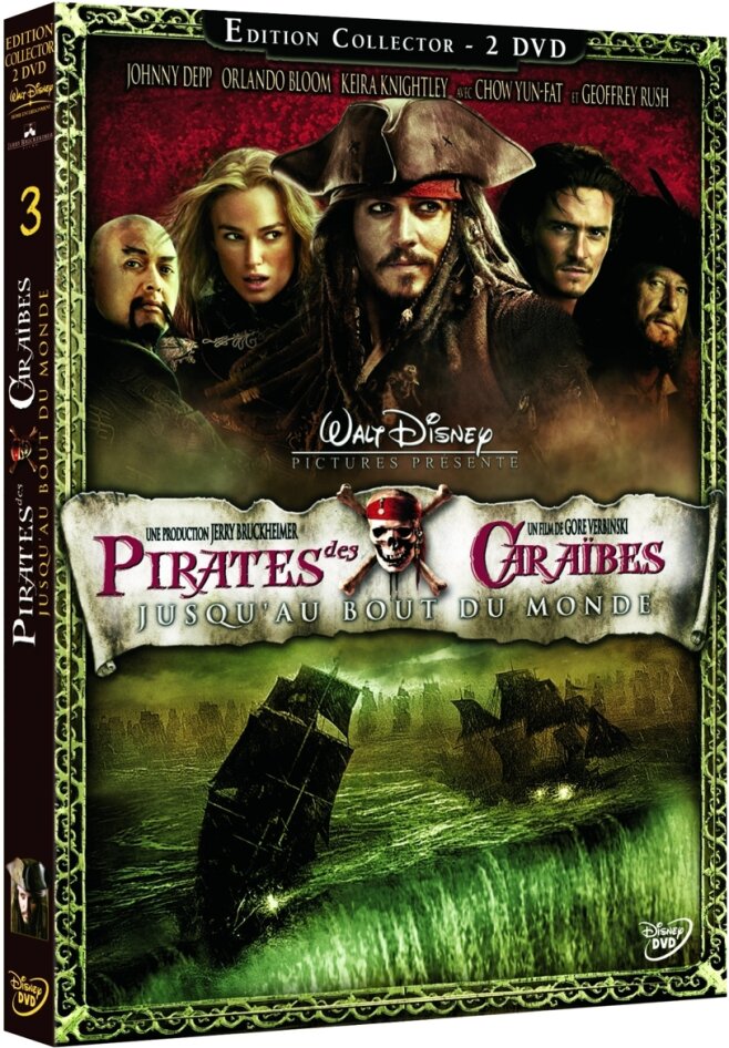 Pirates des Caraïbes 3 - Jusqu'au bout du monde (2007) Édition Collector, 2 DVD