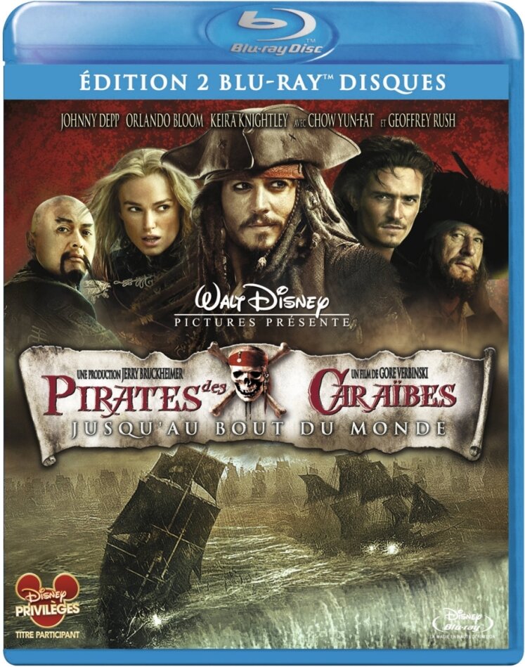 Pirates des Caraïbes 3 - Jusqu'au bout du monde (2007) 2 Blu-ray