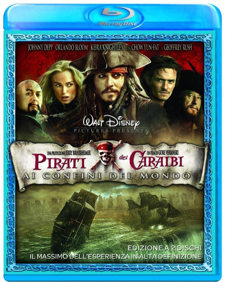 Pirati dei Caraibi 3 - Ai confini del mondo (2007) 2 Blu-ray