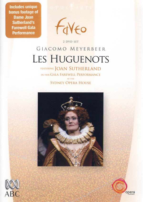 Elizabethan Sydney Orchestra, Richard Bonynge & Dame Joan Sutherland - Meyerbeer - Les Huguenots Opus Arte, Faveo, Opera Australia, 2 DVDs