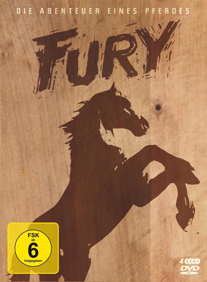Fury - Die Abenteuer eines Pferdes Softbox, 4 DVD