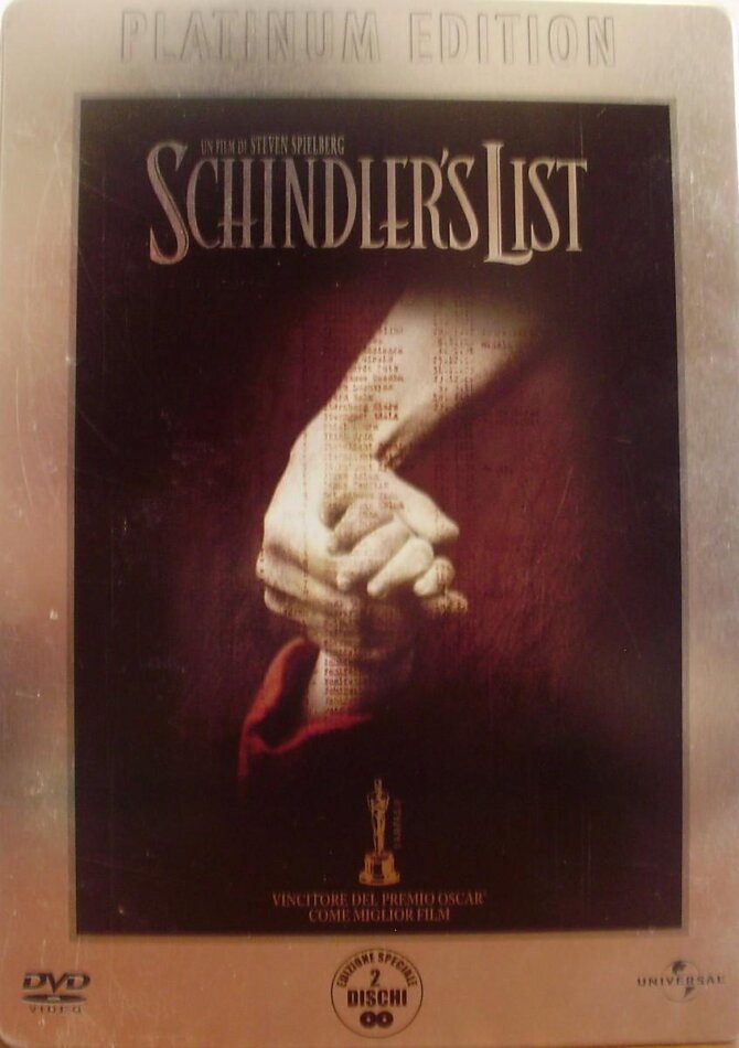 Schindler's List (1993) n/b, Platinum Edition, Steelbook, 2 DVD