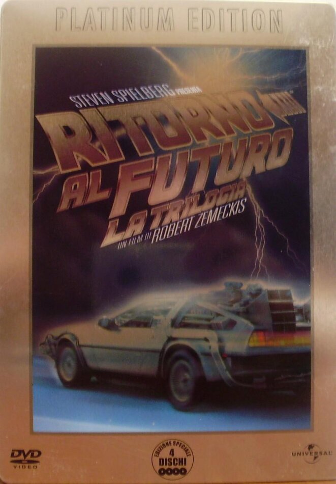 Ritorno al futuro - La trilogia Platinum Edition, Steelbook, 4 DVD