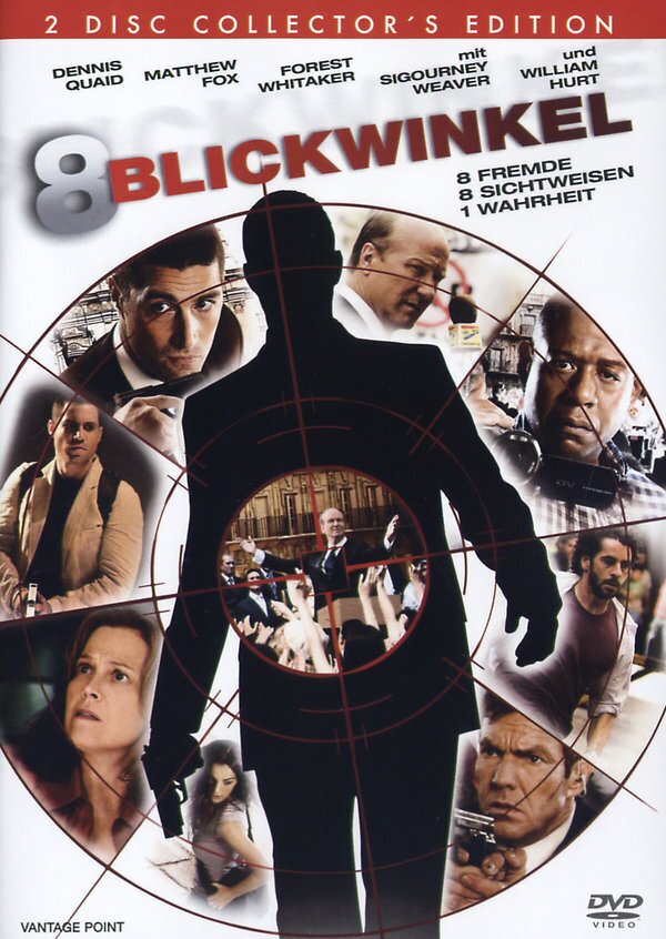 8 Blickwinkel - Vantage Point (2008) Collector's Edition, 2 DVDs
