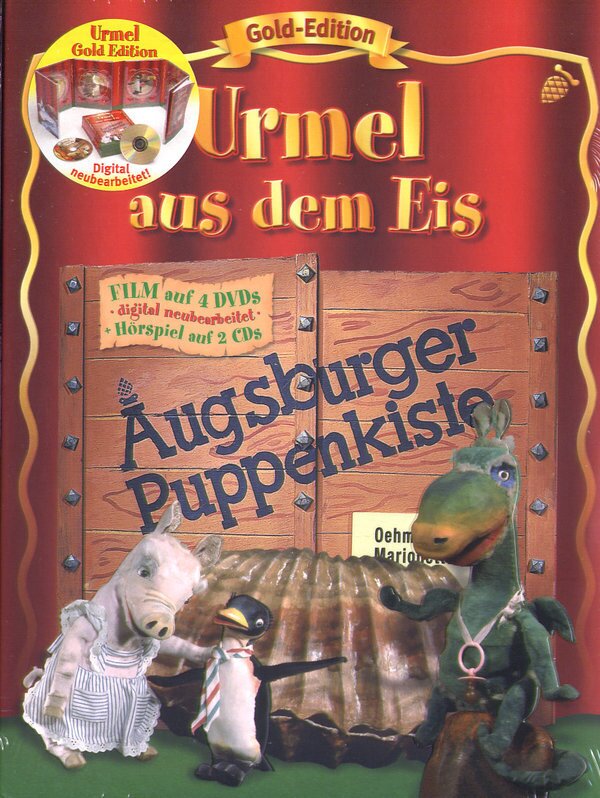 Augsburger Puppenkiste - Urmel aus dem Eis (Gold Edition 4 DVDs inkl. 2 CD)