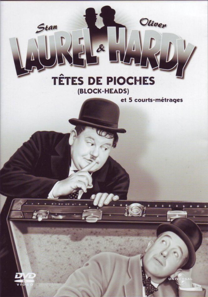 Laurel & Hardy - Têtes de pioches n/b