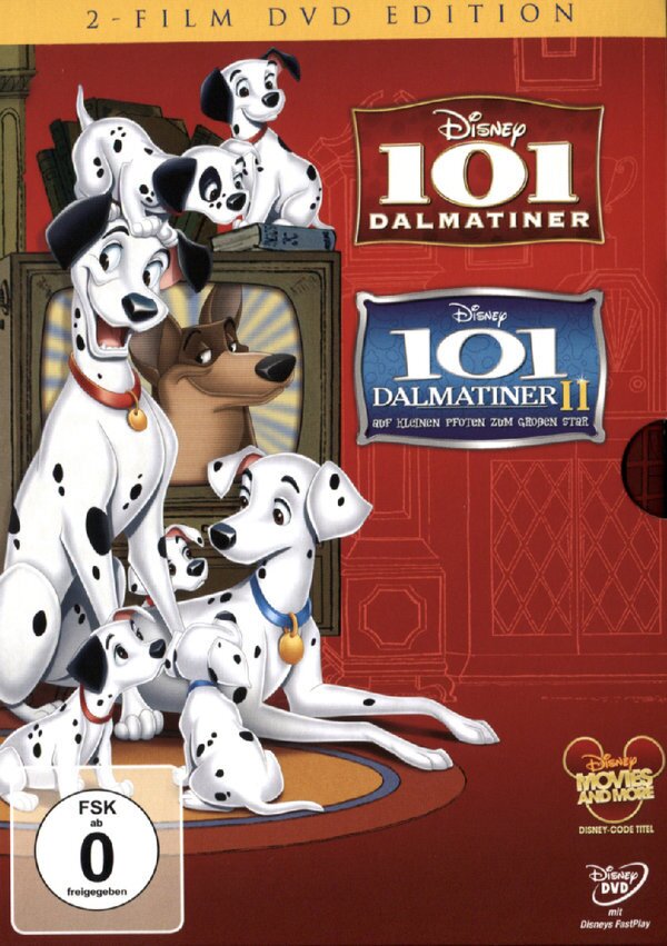 101 Dalmatiner 1 & 2 2 DVDs