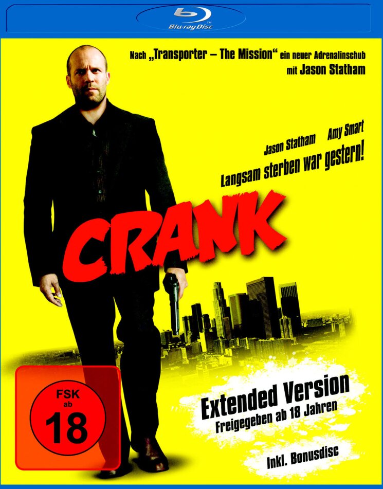 Crank (2006) Extended Edition, 2 Blu-ray