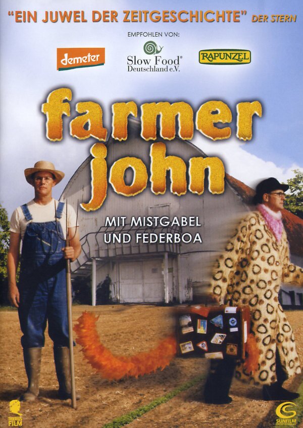 Farmer John - Mit Mistgabel und Federboa
