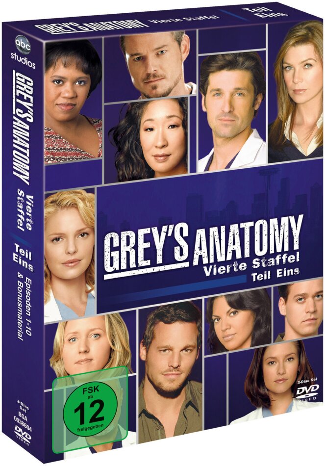Grey's anatomy - Staffel 4.1 3 DVDs