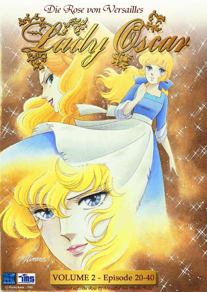 Lady Oscar - Die rose von Versailles - (Box Vol. 2 - Episoden 21-40 - 4 DVDs)