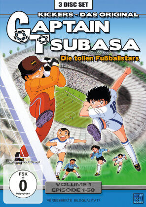 Captain Tsubasa - Vol. 1 / Episoden 1-30 (3 DVDs)