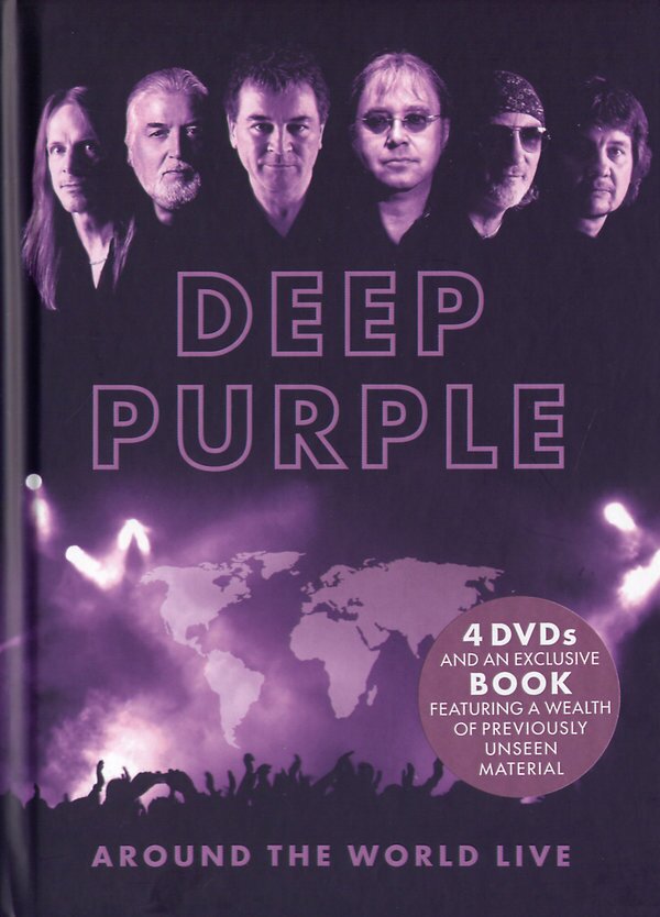Deep Purple - Around the World 4 DVDs + Book