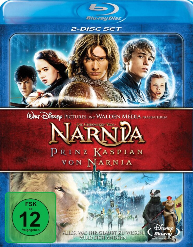 Die Chroniken von Narnia 2 - Prinz Kaspian von Narnia (2008) 2 Blu-rays