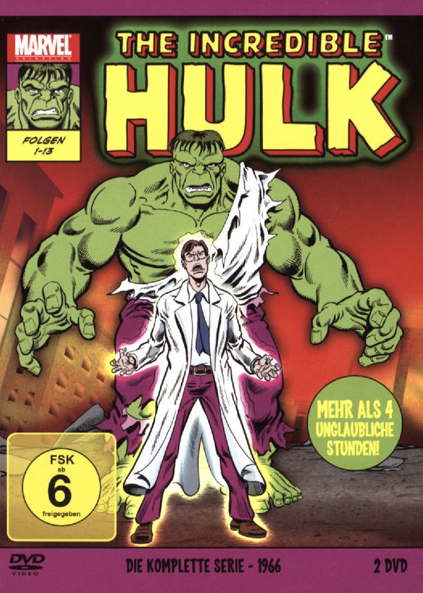The Incredible Hulk - Die komplette Serie von 1966 (1966) 2 DVDs