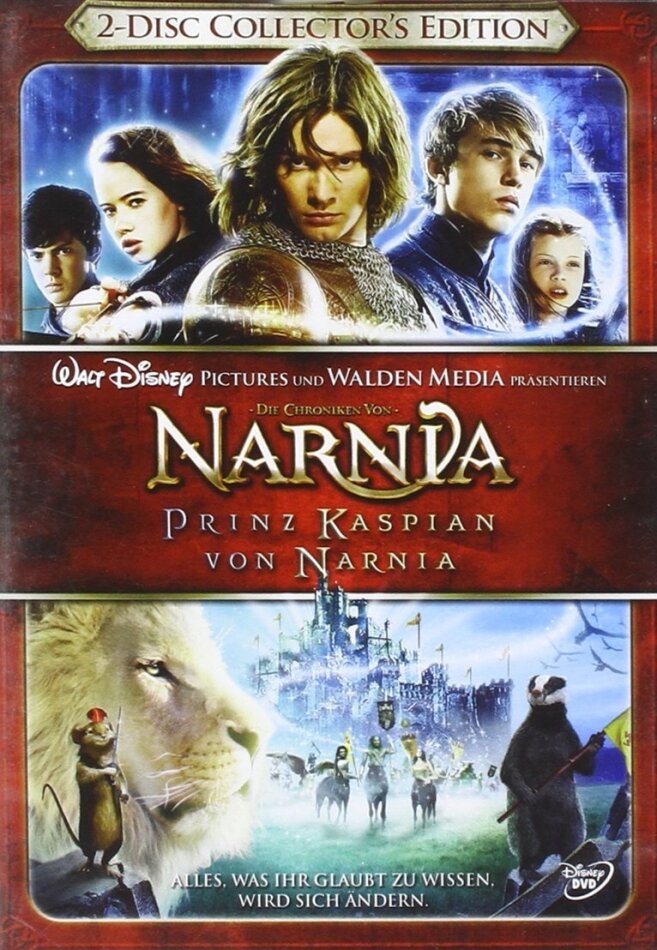 Die Chroniken von Narnia 2 - Prinz Kaspian von Narnia (2008) Collector's Edition, 2 DVD