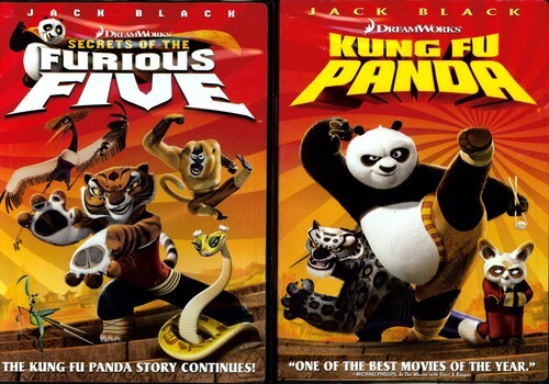 Kung Fu Panda / Secrets of the Furious Five 2 DVDs