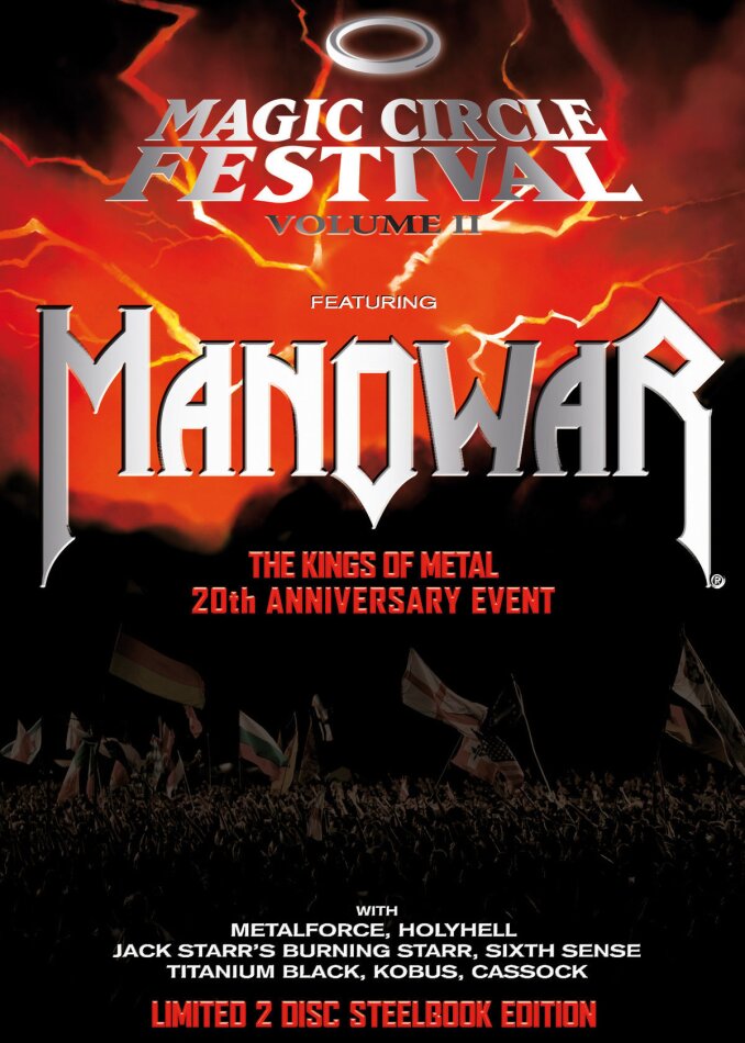 Manowar - Magic Circle Festival Vol. 2 Steelbook, 2 DVDs