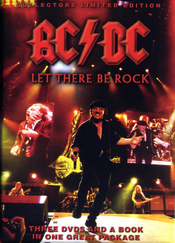 AC/DC - Let There Be Rock 3 DVDs + Buch