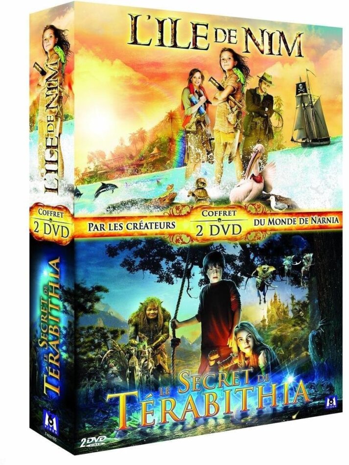 Le secret de terabithia & L'ile de nim - Coffret (2007) 2 DVD