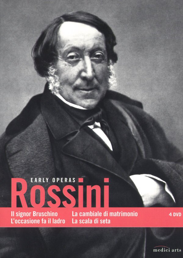 Radio-Sinfonieorchester Stuttgart & Gianluigi Gelmetti - Rossini - Early Operas Medici Arts, 4 DVD