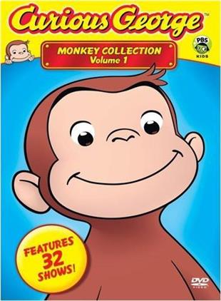 Curious George - Monkey Collection 1 Gift Set, 4 DVD