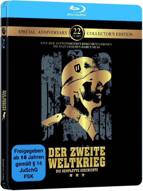 Der Zweite Weltkrieg - Die komplette Geschichte Steelbook, 4 Blu-rays