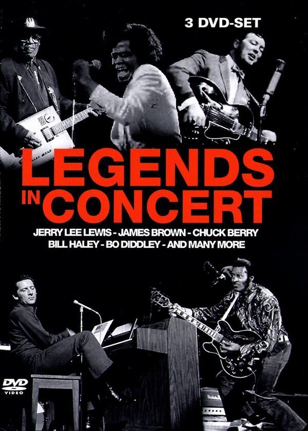 Lewis Jerry Lee, Little Richards, Berry Chuck & Brown James - Legends in Concert 3 DVDs