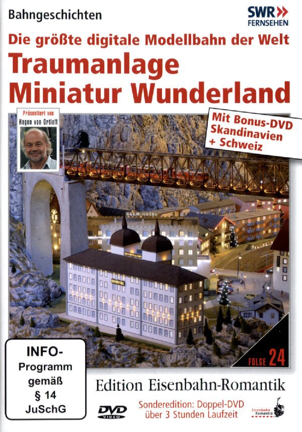 Traumanlage Miniatur Wunderwelt Edition Eisenbahn- Romantik, 2 DVD