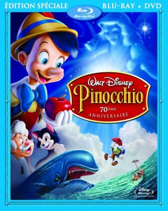 Pinocchio (1940) (&Eacute;dition 70&egrave;me Anniversaire, Blu-ray + DVD)