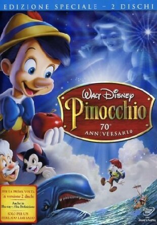 Pinocchio (1940) Edizione 70° Anniversario, 2 DVD