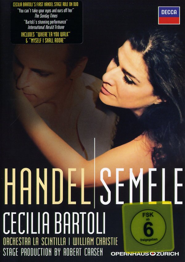Orchestra La Scintilla, William Christie & Cecilia Bartoli - Händel - Semele Decca, 2 DVD
