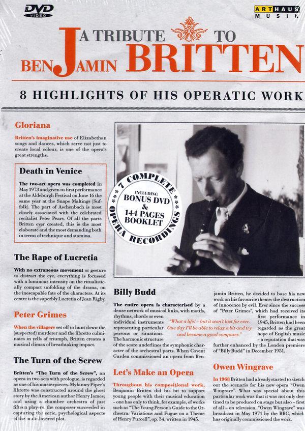 Various Artists - Britten - Opern Arthaus Musik, 9 DVDs