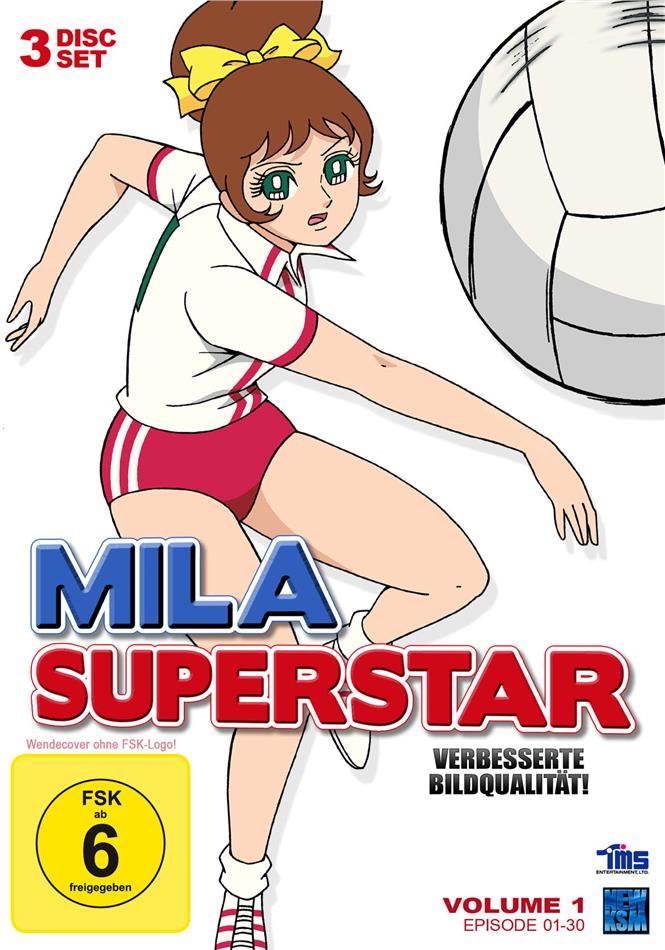 Mila Superstar - Vol. 1 / Episode 1-30 3 DVDs