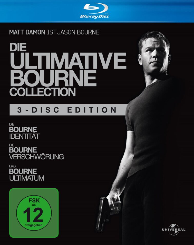 Die Ultimative Bourne Collection - Bourne 1-3 3 Blu-rays