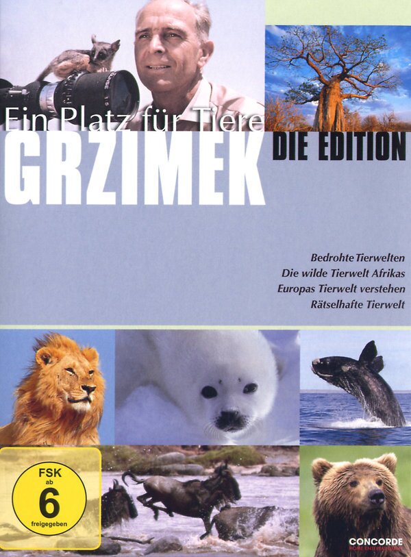 Grzimek - Ein Platz für Tiere Die Edition, 4 DVD